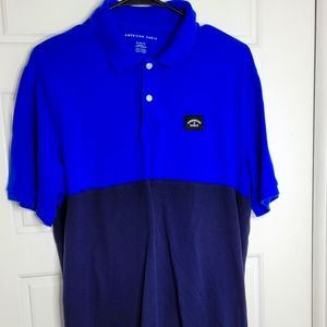 Blue American Eagle Polo